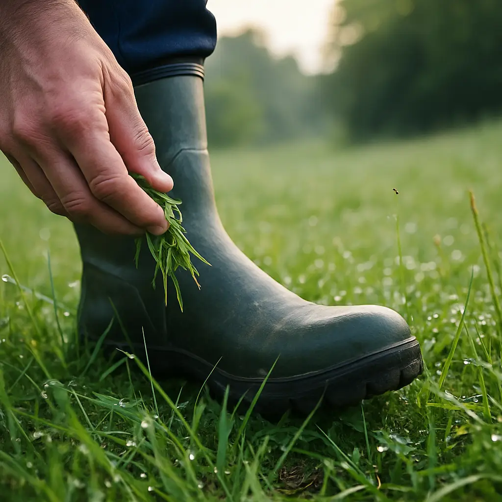 Campo dopo la pioggia e valutazione della finestra operativa