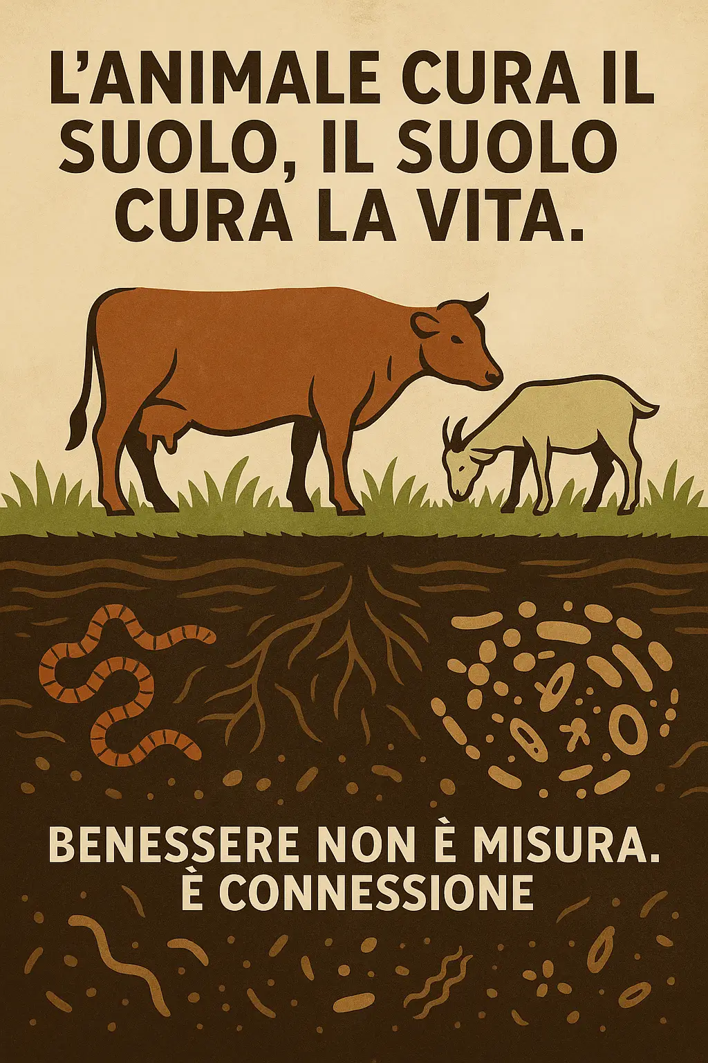 Prato e copertura del suolo in un sistema con animali
